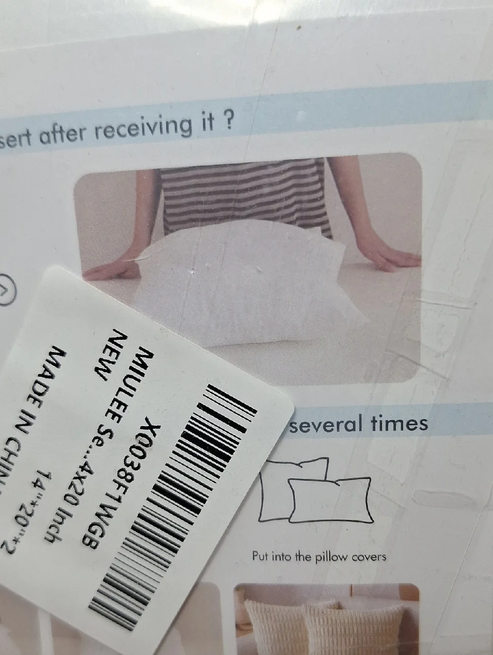 Miulee pillow inserts